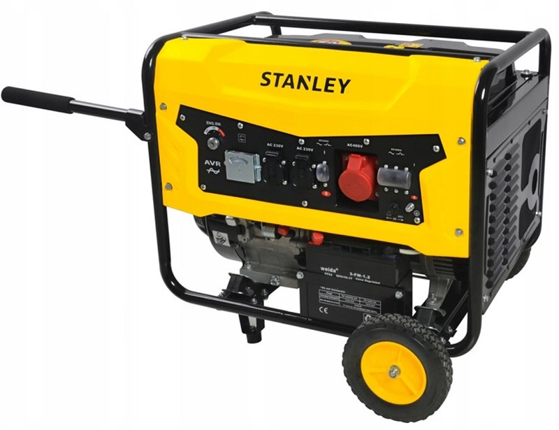 Prenosný trojfázový benzínový generátor Stanley 7500 W